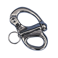 Fixed Snap Shackle AISI316 L66mm, 16mm Gap, 12mm Eye