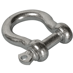 Bow Shackle HD Galvanised 5mm L20mm with 10-14mm gap 5mm pin