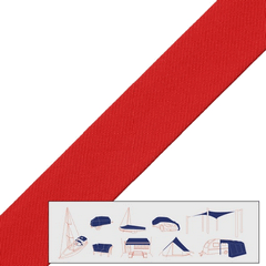 SolaTX Bias Binding True Red 22mm 