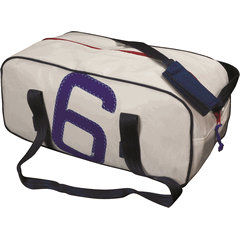 Sailcloth Sports Bag Small White 50 x 20 x 25cm - 25L