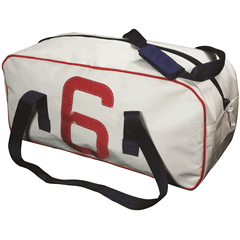 Sailcloth Sports Bag Medium White 62 x 28 x 25cm - 35L