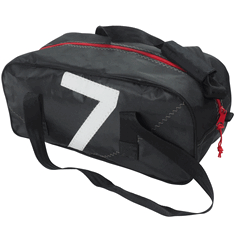 Sailcloth Sports Bag Small Black 50 x 20 x 25cm - 25L