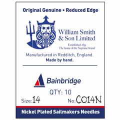 Sailmakers Needles No.14 76mm Nickel Plated