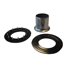 15mm Black Inox Ring Set 