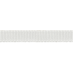 Webbing Standard Weight 12mm Nylon White
