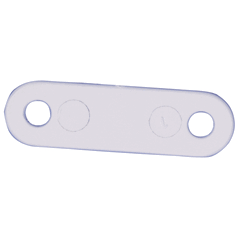 Permalock Fasteners White Backplate for Studs