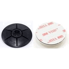 YKK® SNAD® Socket 40mm Black Dome Adhesive