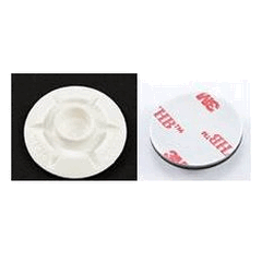 YKK® SNAD® Stud 25mm White Dome Adhesive