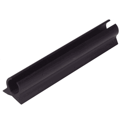 Flex-A-Rail Awning Track Black 1.5m Semi Rigid PVC