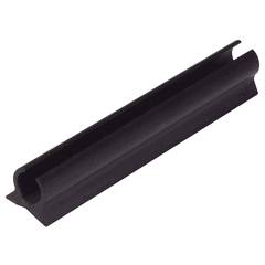 Flex-A-Rail Awning Track Black 3m Semi Rigid PVC