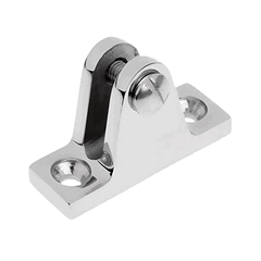Deck Hinge Angled Base With Screw Pin Stainless Steel 