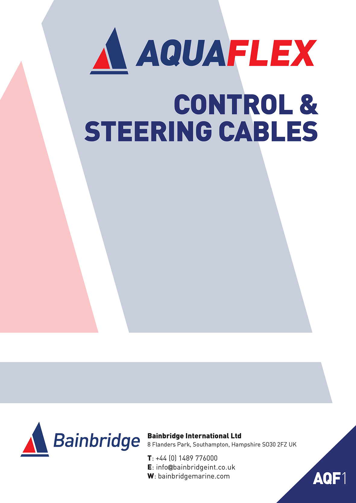 Front Cover of AquaFlex Catalogue