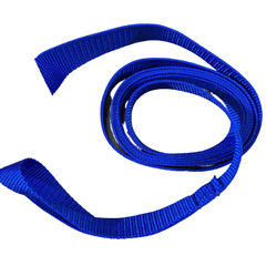Sail-Ties 25mm Blue Webbing 2m Long With Sewn Loop
