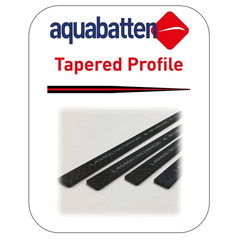 Aquabatten Leech Tapered Carbon Batten 1000 x 10mm | 5 x 1mm