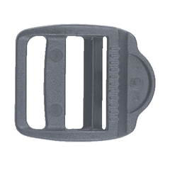 Ladderlock Buckle 15mm Webbing Black Acetal