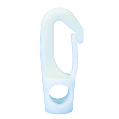 Shock Cord Hooks 8-10mm White Plastic