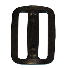 Tri-Glide For Webbing 50mm Black Plastic