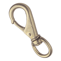 Swivel Snap Hook #1 Bronze 81mm Long 15mm Eye