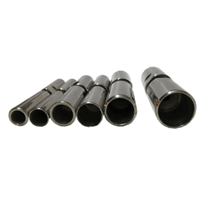 Batten Connector 8mm Round Stainless Steel