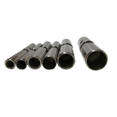 Batten Connector 10mm Round Stainless Steel