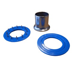 10mm Blue Inox Ring Set 
