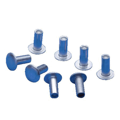 Aluminium Semi-Tubular Rivets 3.9 x 9.5mm ASTM 6063