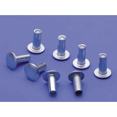 Aluminium Semi-Tubular Rivets 4.8 x 12.7mm ASTM 6063