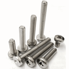 Machine Screws M3 x 16mm Panhead Pozidriv A2 Stainless Steel