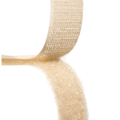 Catchy H&L 25mm Beige Sew-On Hook & Loop