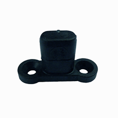 Permalock Fasteners Black Stud With 2 Screw Base