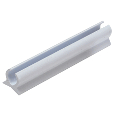 Flex-A-Rail Awning Track White 3m Semi Rigid PVC