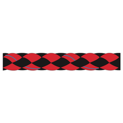 8 Plait Pre-stretched Polyester - 4mm Black/Red - 200m Reel