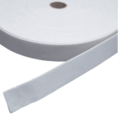 Batten Pocket Elastic 19mm White