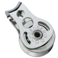 Micro XS Block for Wire Ball Bearing 4mm 1 Sheave, Through Bow