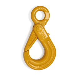 LH10 Self-Locking Hook (Eye Type) Powder Coated Yellow