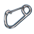 Asymmetric Snap Carabiners & Carbine Hooks with Eye